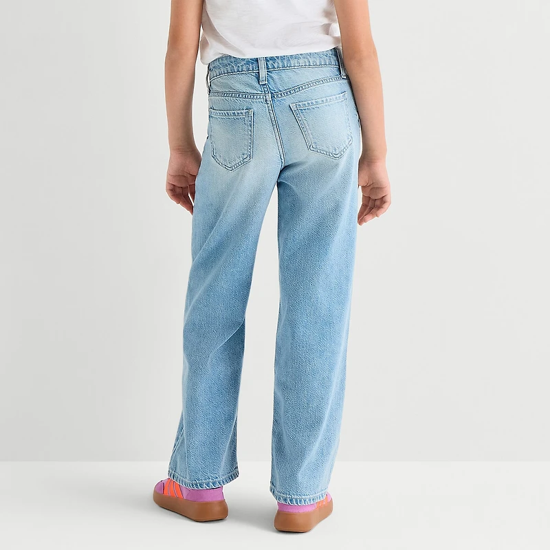 Thereabouts Little & Big Kid Girls Wide Leg Jean