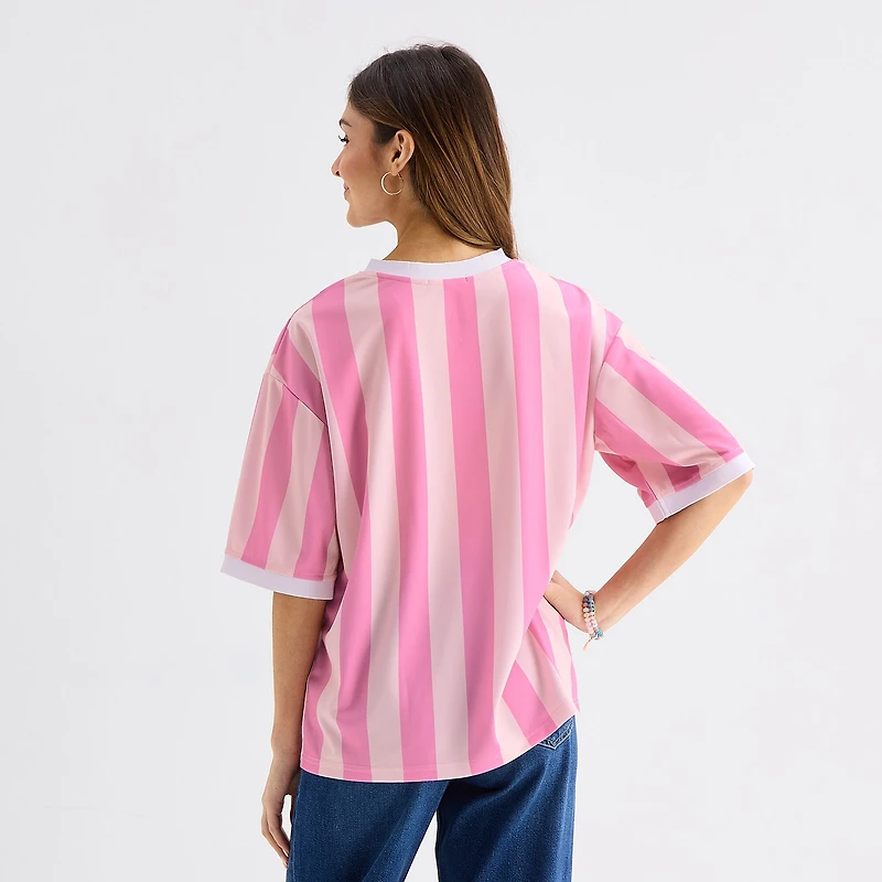 Forever 21 Womens Juniors V Neck Short Sleeve Jersey