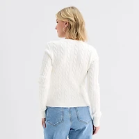 Forever 21 Womens V Neck Long Sleeve Button Juniors Cardigan