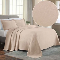 SUPERIOR® Celtic Circle Textured Woven Jacquard Bedspread with Shams
