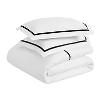 SUPERIOR® Riverton Cotton Embroidered Traditional Duvet Cover