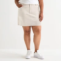 St. John's Bay Womens Cotton Blend Skort