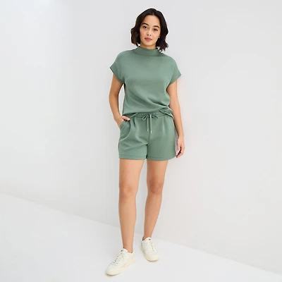 Stylus Womens High Rise Pull-On Short
