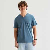 Arizona Mens V Neck Short Sleeve T-Shirt