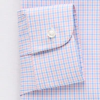 Stafford Smart Tech Magna Ready® Mens Regular Fit Easy-on + Easy-off Sensory Friendly Adaptive Stretch Fabric Wrinkle Free Long Sleeve Dress Shirt
