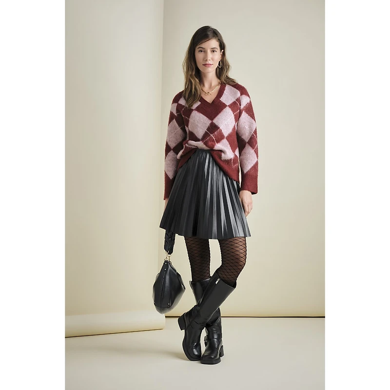 RM Rebecca Minkoff Womens Sona Stacked Heel Motorcycle Boots