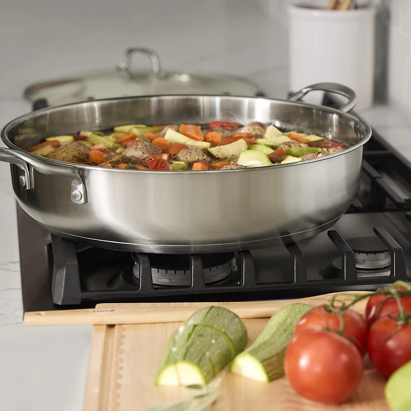 Jenny Martinez Stainless Steel 10-qt. Braising Pan