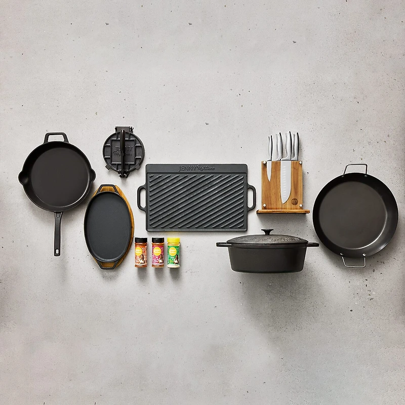 Jenny Martinez Cast Iron 2-pc. Fajita Pan Set