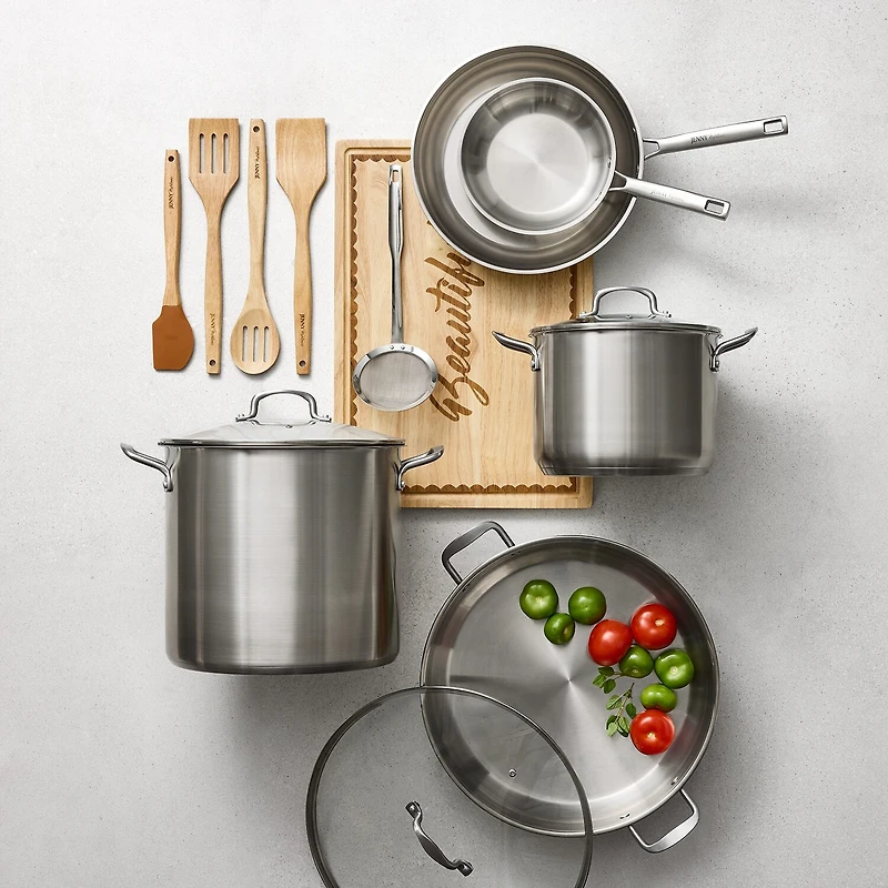 Jenny Martinez Stainless Steel 2-pc. Frying Pan Set