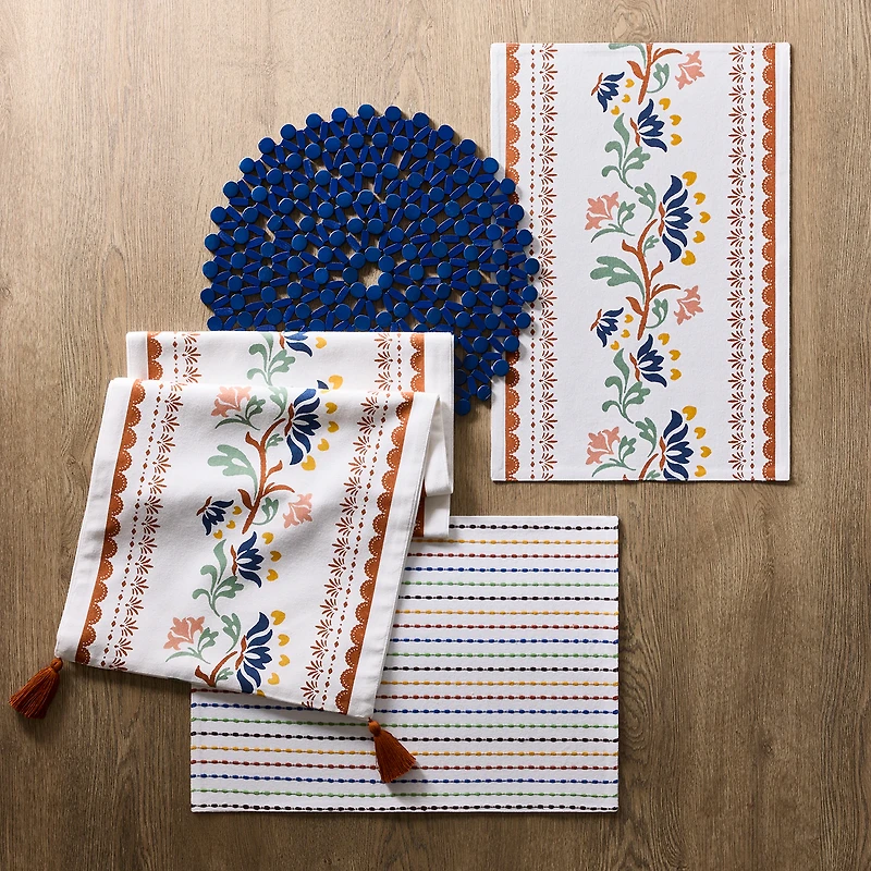 Jenny Martinez Wood Beaded Placemat