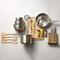 Jenny Martinez Stainless Steel 5-pc. Knife Block Set