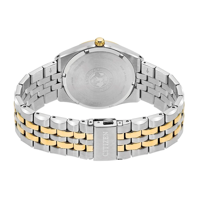 Citizen Corso Mens Two Tone Stainless Steel Bracelet Watch Bm7334-58l