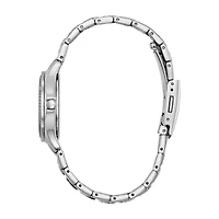 Citizen Silhouette Crystal Womens Crystal Accent Silver Tone Stainless Steel Bracelet Watch Fe1140-86x