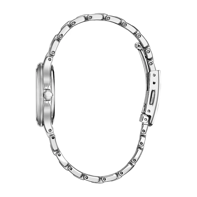Citizen Chandler Womens Silver Tone Stainless Steel Bracelet Watch Ew2520-56y