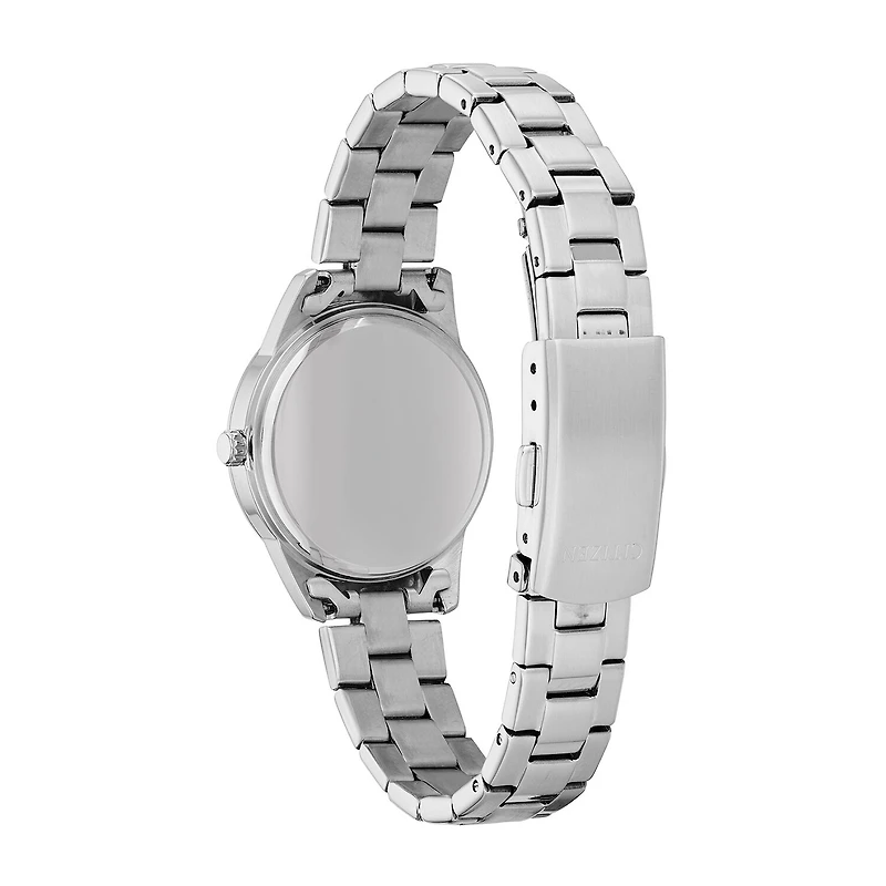 Citizen Womens Crystal Accent Two Tone Stainless Steel Bracelet Watch Er0224-51d