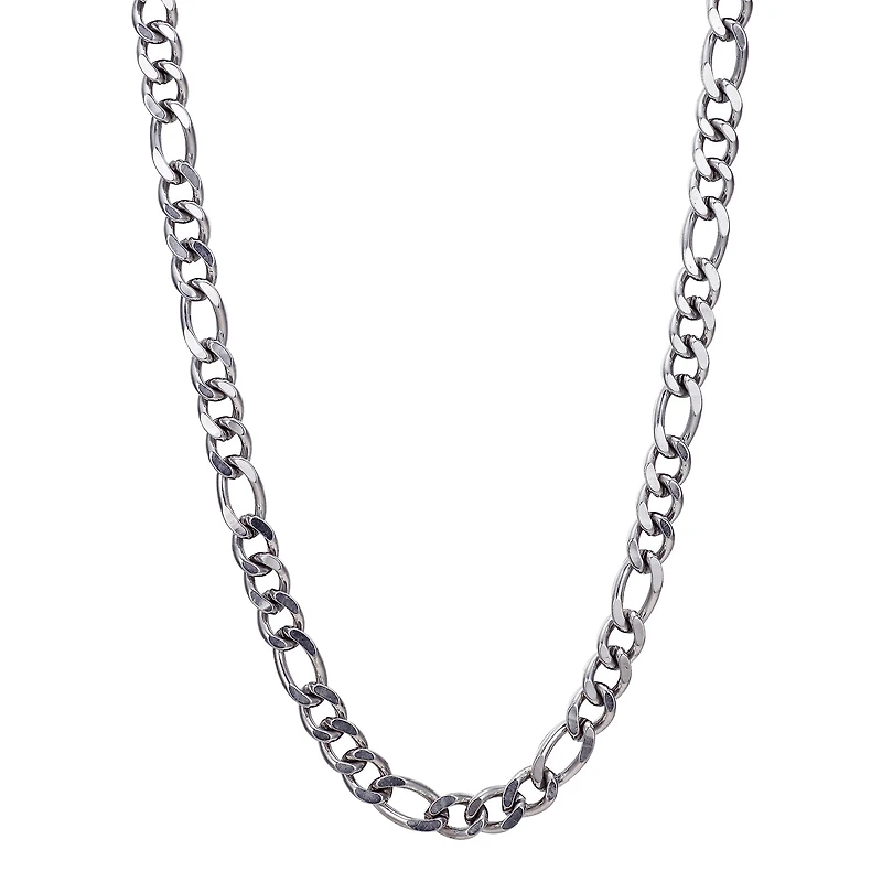J.P. Army Mens Stainless Steel 24 Inch Link Chain Necklace