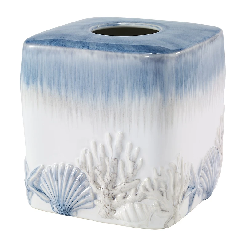 Avanti Abstract Coastal Tissue Box Cover