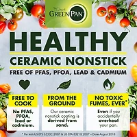 GreenPan Valencia Pro Ceramic Non-Stick 2-qt. Saucepan with Lid