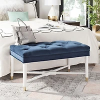 Safavieh Rory Accents Upholstered Tufted Bench