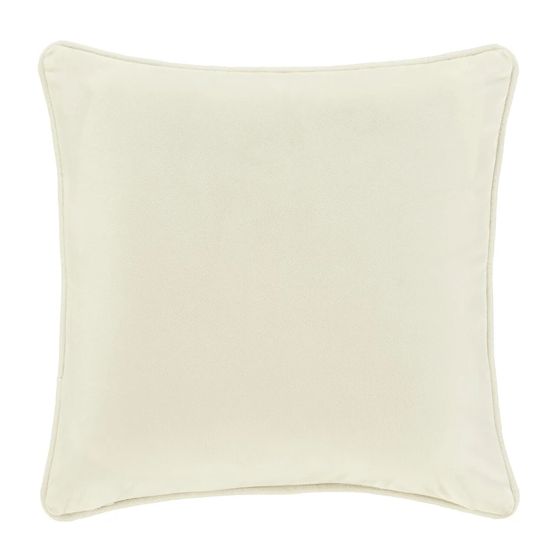 Queen Street Nicolas Winter White Square Throw Pillow