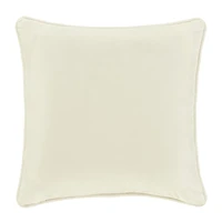 Queen Street Nicolas Winter White Square Throw Pillow