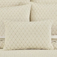 Queen Street Gabriel Winter White Rectangular Throw Pillow