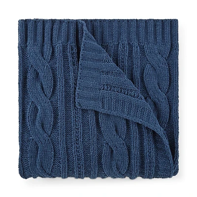 Linden Street Cable Knit Chenille Throw