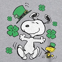 Womens Juniors Crew Neck Short Sleeve Regular Fit Peanuts Snoopy Graphic T-Shirt