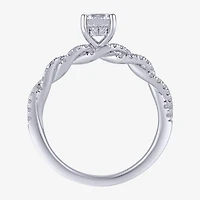 (I / I2) Womens 2 CT. T.W. Lab Grown White Diamond 10K Gold Engagement Ring