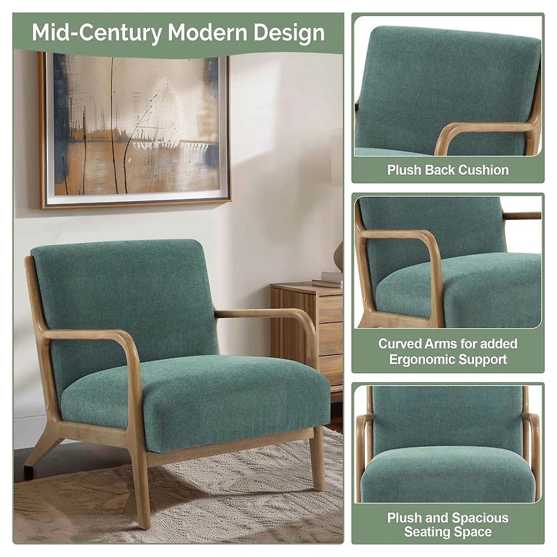 INK+IVY Novak Mid Century Modern Lounge Chair