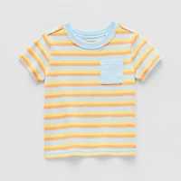Okie Dokie Baby Boys Crew Neck Short Sleeve T-Shirt