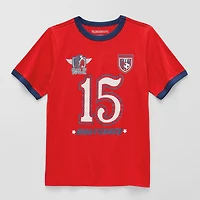 Thereabouts Little & Big Kid Boys Crew Neck Short Sleeve Regular Fit Graphic T-Shirt