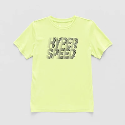 Xersion Little & Big Kid Boys Crew Neck Short Sleeve Regular Fit Graphic T-Shirt