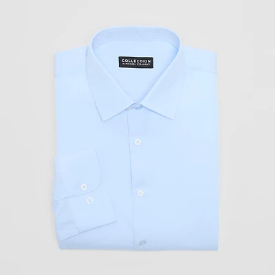 Collection By Michael Strahan Mens Modern Fit Easy Care Long Sleeve Dress Shirt