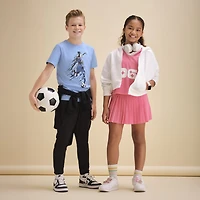 Xersion Little & Big Kid Girls V Neck Short Sleeve Moisture Wicking Quick Dry Jersey