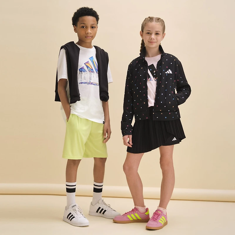 adidas Big Kid Boys Mid Rise Pull-On Short