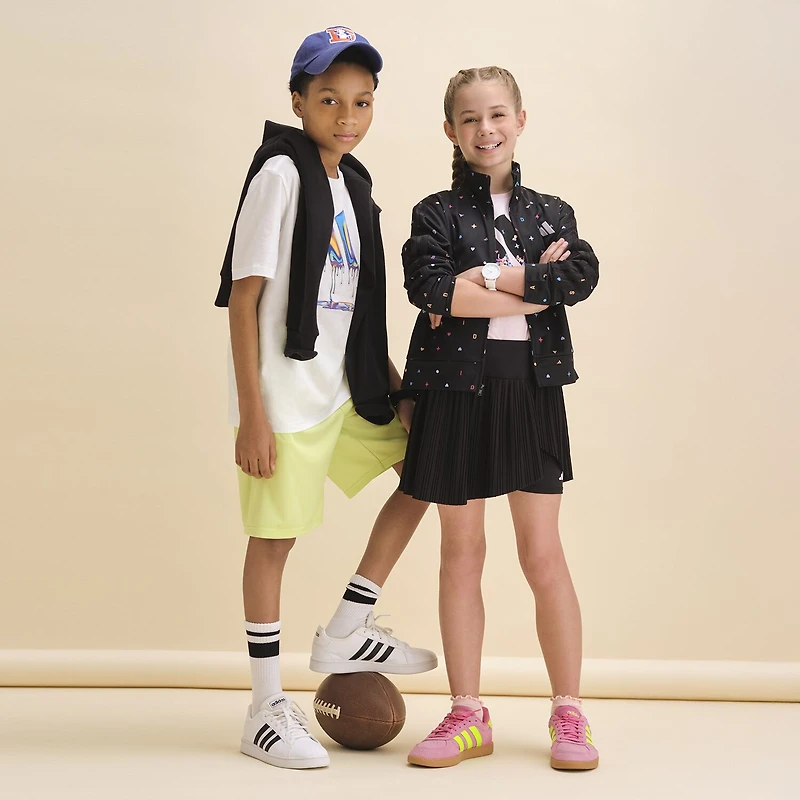 adidas Big Kid Boys Mid Rise Pull-On Short