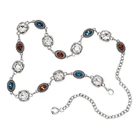 JS Jessica Simpson Jewel Chain Womens Belt