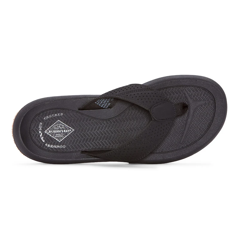 St. John's Bay Mens Cushion Footbed Flip-Flops