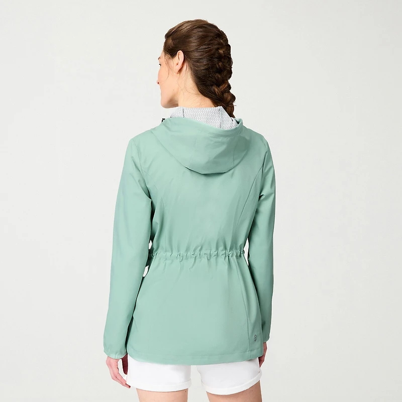Free Country Womens Water Resistant Lightweight Raincoat