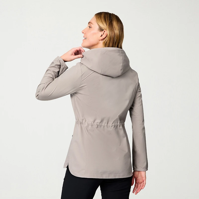 Free Country Womens Water Resistant Lightweight Raincoat