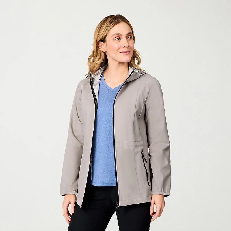 Free Country Womens Water Resistant Lightweight Raincoat