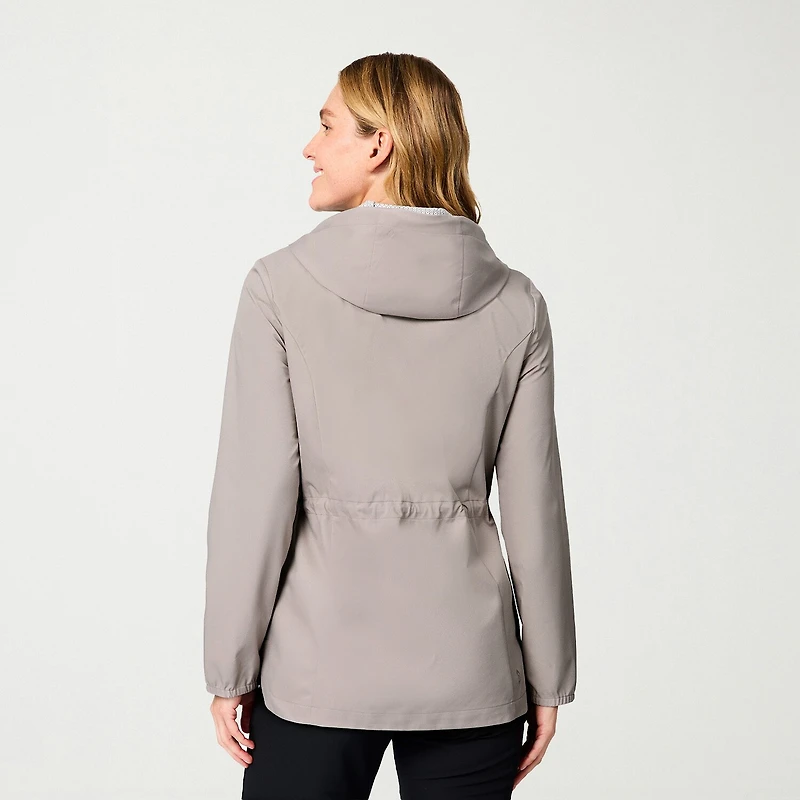 Free Country Womens Water Resistant Lightweight Raincoat
