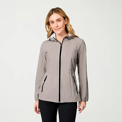 Free Country Womens Water Resistant Lightweight Raincoat