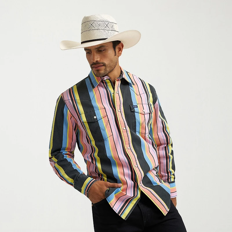 Lee Mens Long Sleeve Regular Fit Button-Down Shirt