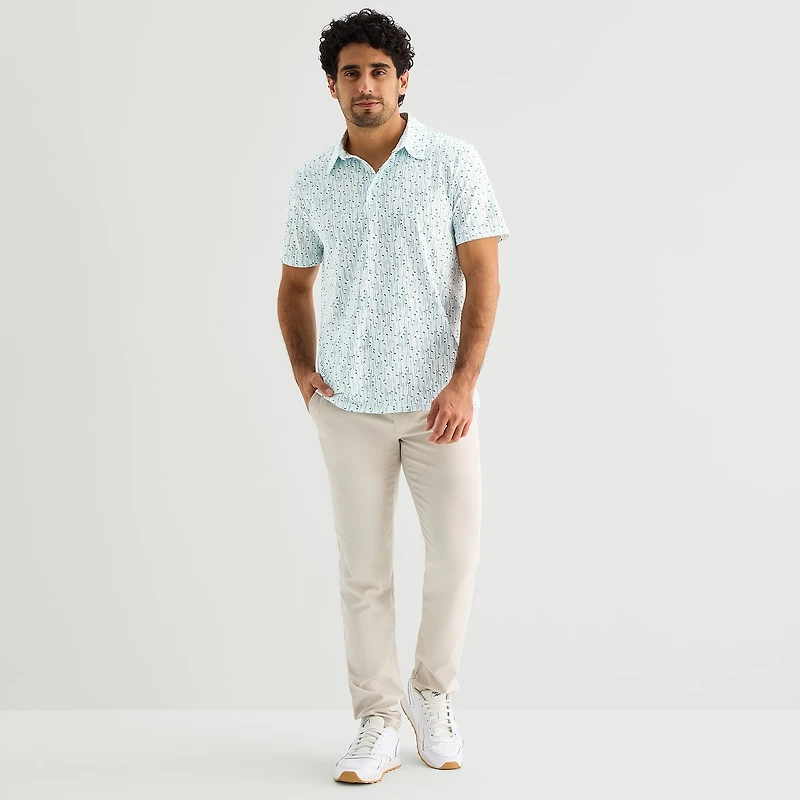 St. John's Bay Performance Mens Classic Fit Short Sleeve Polo Shirt