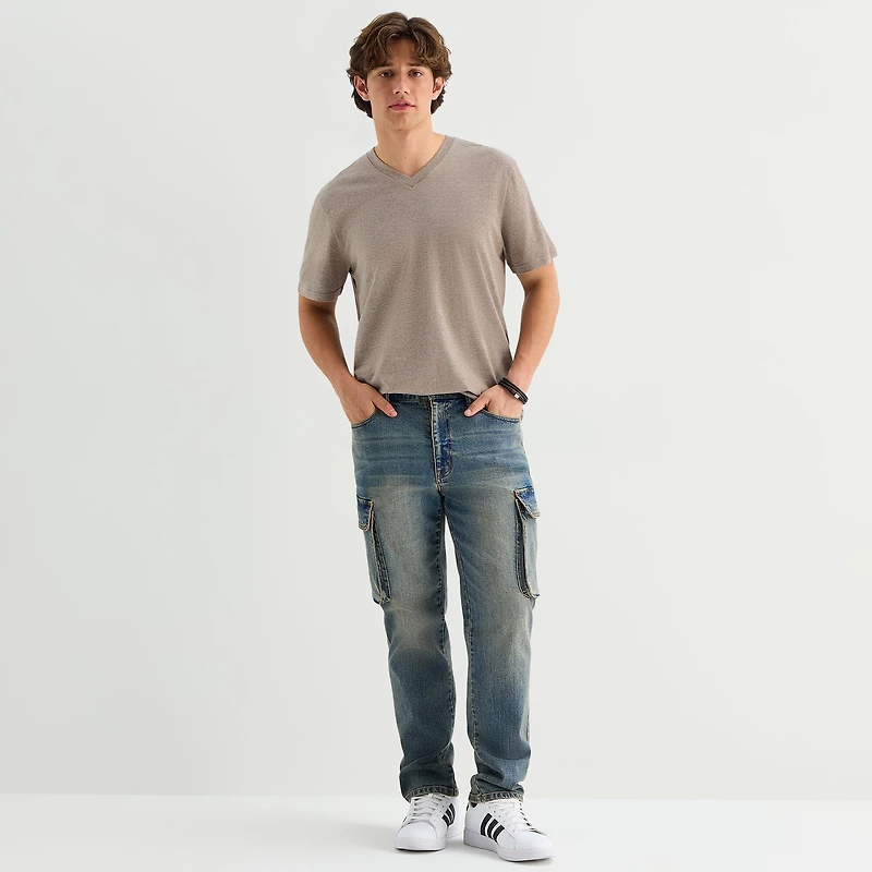 Arizona Mens V Neck Short Sleeve T-Shirt