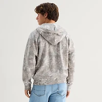 Arizona Mens Long Sleeve Fleece Zipper Hoodie