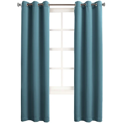 Sun Zero Talon Grommet Top Energy Saving Light-Filtering Single Curtain Panel