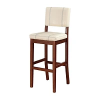 Linon Milano Upholstered Bar Stool